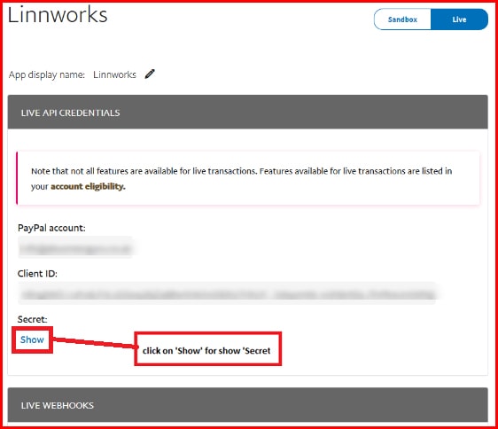 User Guide Paypal